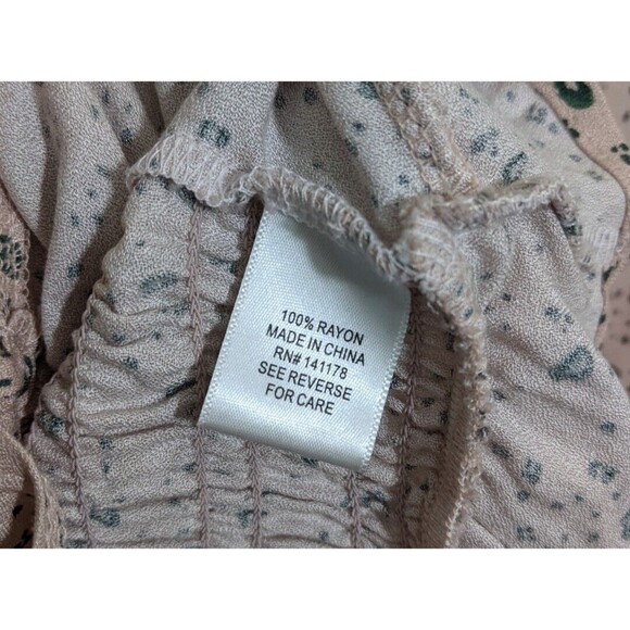 Kirious Los Angeles Top Cropped Ruched Cut Out Y2K Animal Print Smocked Medium - Picture 9 of 10